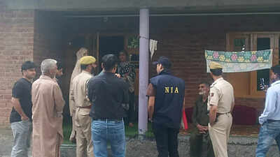 NIA searches 10 J&K locations linked to Pakistan-based LeT handlers | India News