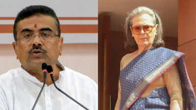Suvendu Adhikari slams Congress’ Sonia Gandhi over I-Day Vande Mataram row