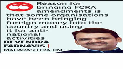 CM defends FCRA amendments, rejects ‘anti-Christian’ charge | India News