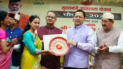 CM Dhami says government is committed to making women, youth and rural entrepreneurs self-reliant | India News