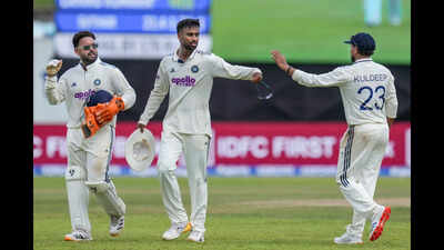 IND vs SL 1st Test: Suthar, Jadeja spin India into commanding 178-run lead over Sri Lanka in Galle | Cricket News